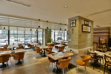Hatay Gurme restaurant dining hall in Ataşehir, Istanbul